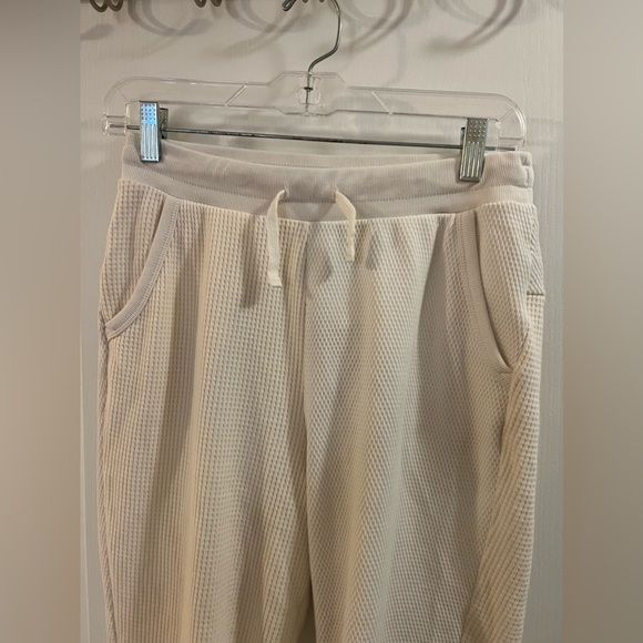 Nike Yoga Luxe Dri Fit Jogger Pants Women’s Small Ivory off white - Picture 4 of 8
